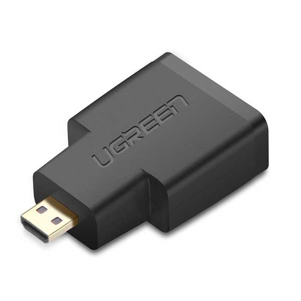 UGREEN Micro HDMI Male to HDMI Female Adapter (Black)-20106 – TechCure India