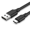 UGREEN US287 USB-A to USB-C Fast Charging Cable 3A Max Black 3m-60826 – TechCure India