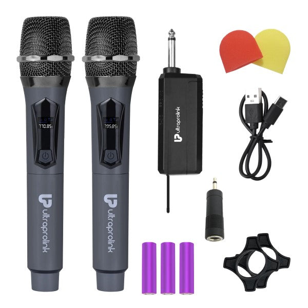 ULTRAPROLINK Sonic Duet Dual Dynamic Wireless Microphone & Receiver Set – TechCure India