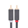 Ugreen AV104 2RCA Male to 2RCA Male Cable 1m (Black 30747) – TechCure India