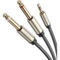 Ugreen AV126 3.5Mm Trs To Dual 6.35Mm Ts Audio Cable 1M – TechCure India
