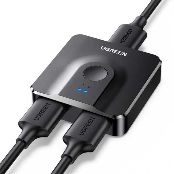 Ugreen CM217 2 In 1 Out HDMI Switcher 4K at 60Hz (50966) – TechCure India