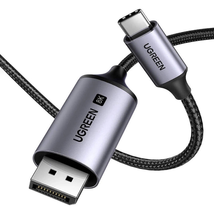Ugreen CM556 USB-C to DisplayPort 8K Cable 2m-25158 – TechCure India