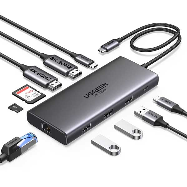 Ugreen CM639 USB-C Multifunction Adapter (15534) – TechCure India