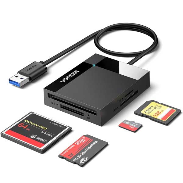Ugreen CR125 USB 3.0 All-in-One Card Reader 50cm (30333) – TechCure India