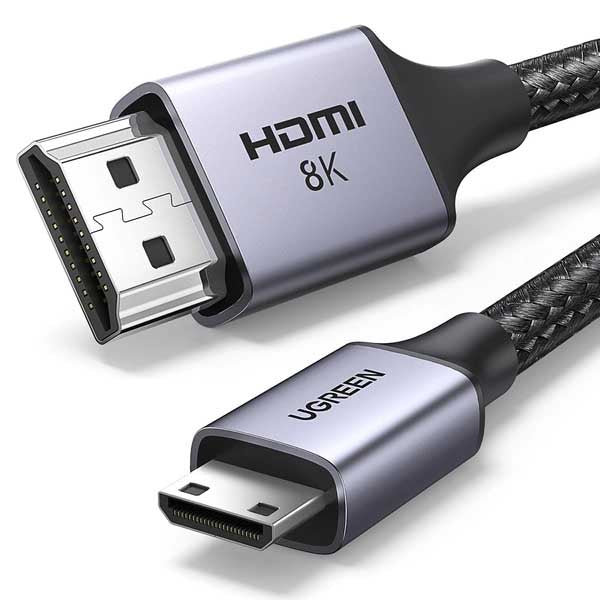 Ugreen HD163 Mini HDMI to HDMI 8K Cable 2m (15515) – TechCure India
