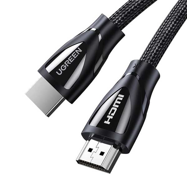 Ugreen Hd140 Hdmi 8K Cable Male To Male Braided Black 0.5M (40300) – TechCure India