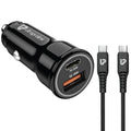 UltraProlink Mach 48 PD/QC3.0/PPS Car Charger (48W) with 1m C2C Cable (UM1157C) – TechCure India