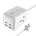 UltraProlink Power Qube 65 2 Socket Surge Protector with 4 USB Ports (65W) UM1165U – TechCure India
