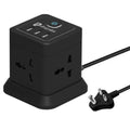 UltraProlink Power Qube Desktop Surge Protector with 3 USB Ports UM1084U – TechCure India