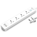 UltraProlink Surge Shield With 4 Sockets,3 USB Ports UM1049U – TechCure India