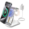 UltraProlink Vylis Crystal 20W Mag-Safe Magnetic 3 in 1 Wireless Charger UM1006CRWHT – TechCure India
