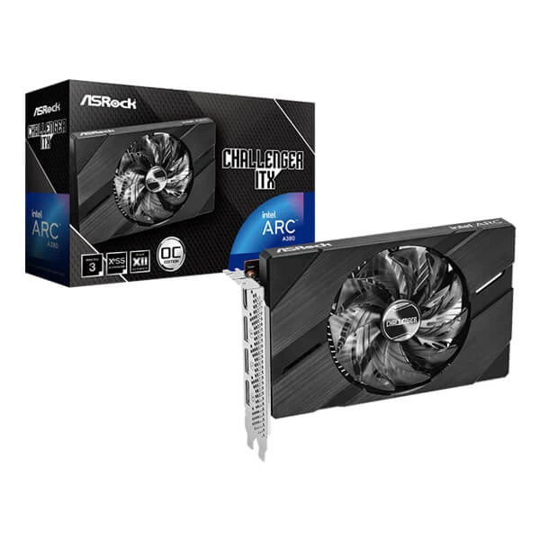 ASRock Intel Arc A380 Challenger CLP OC 6GB Graphics Card – TechCure India