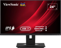 VIEWSONIC VG2456 24 INCH 1080P MONITOR WITH USB C 3.2, DOCKING BUILT-IN GIGABIT ETHERNET AND 40 DEGREE TILT ERGONOMICS FOR HOME AND OFFICE – TechCure India