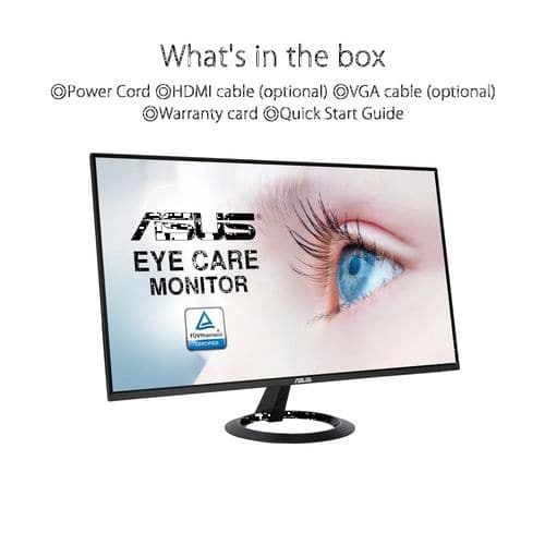 ASUS VZ24EHE 24 Inch FHD 75Hz IPS Panel 1MS AMD Freesync Gaming Monitor – TechCure India