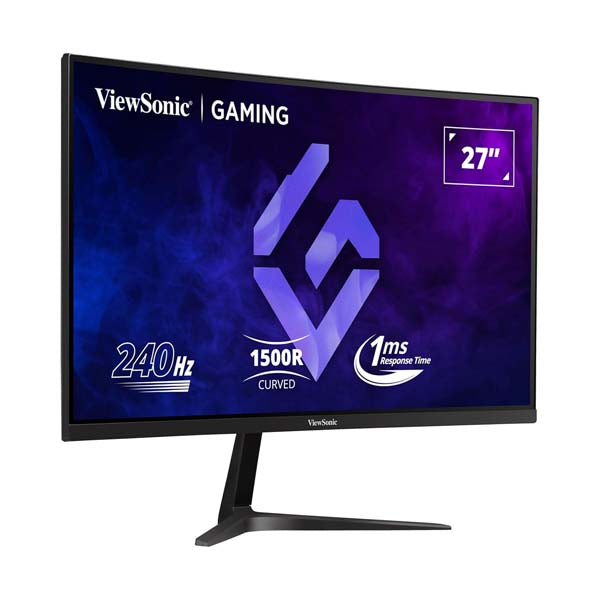 ViewSonic VX2719-PC-MHD 27-inch Full-HD VA Curved Monitor with 240Hz and Dual Speakers – TechCure India