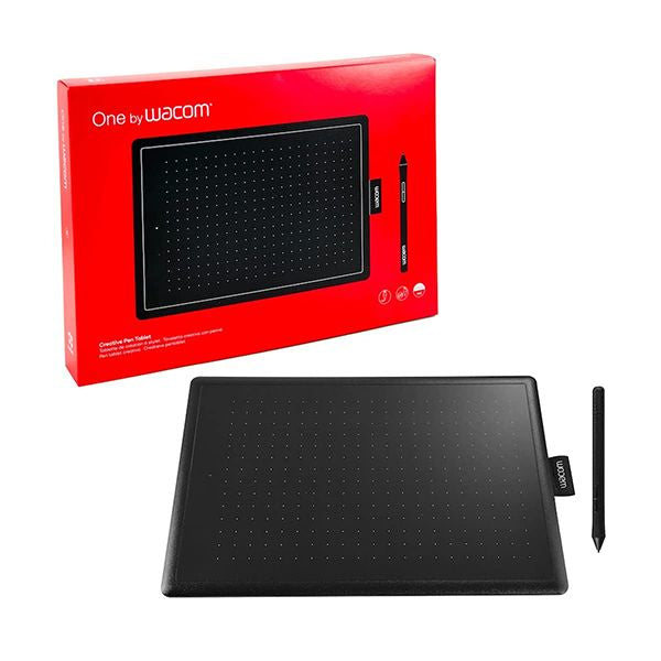 WACOM ONE By CTL-472/K0-CX 5.98 x 3.74 inch Graphics Tablet (Black, Red) – TechCure India