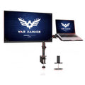 WAR HAMMER Heavy Duty Pro Series Monitor Stand with Laptop Tray (PRO Series MLP) – TechCure India