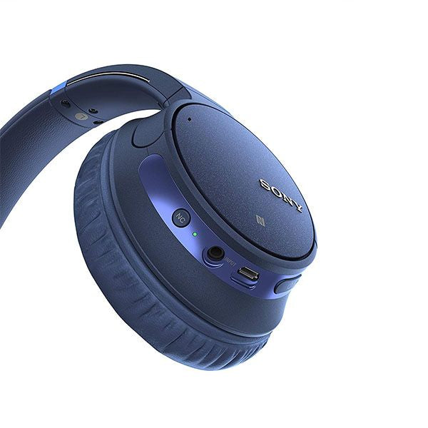 SONY WH-CH700N Active noise cancellation enabled Bluetooth Headset (Blue, On the Ear) – TechCure India