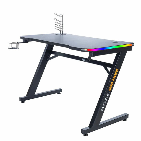 Cosmic Byte CB-GD-01 Warzone Computer Desk With RGB And Remote Control Black – TechCure India