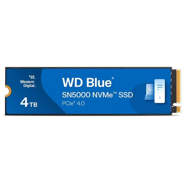 Western Digital Blue SN5000 4TB M.2 NVMe Gen4 SSD – TechCure India