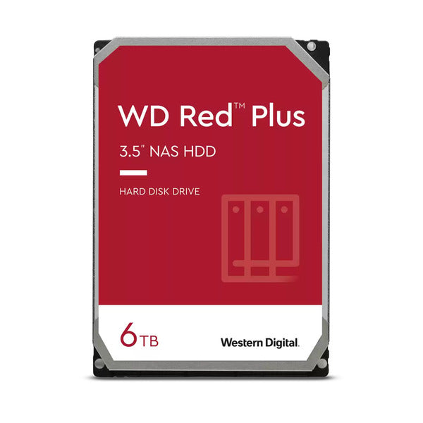 Western Digital Red Plus NAS 6TB 3.5 inch SATA Hard Drive – TechCure India