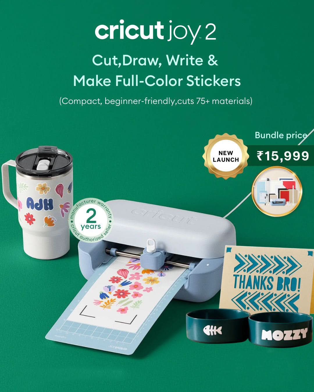Cricut Joy 2 Essential Bundle – TechCure India