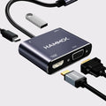 Hammok Wise 4-in-1 USB-C Hub (HDMI 4K, VGA, USB 3.0, PD 100W)