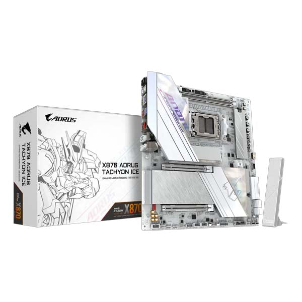 Gigabyte X870 AORUS TACHYON ICE E-ATX Motherboard – TechCure India