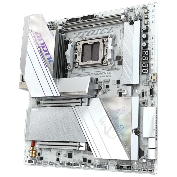 Gigabyte X870 AORUS TACHYON ICE E-ATX Motherboard – TechCure India