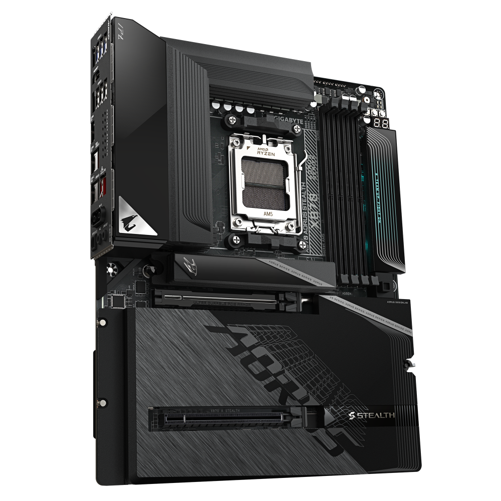 GIGABYTE X870 Aorus Stealth ATX Wifi7 DDR5 AMD Motherboard – TechCure India