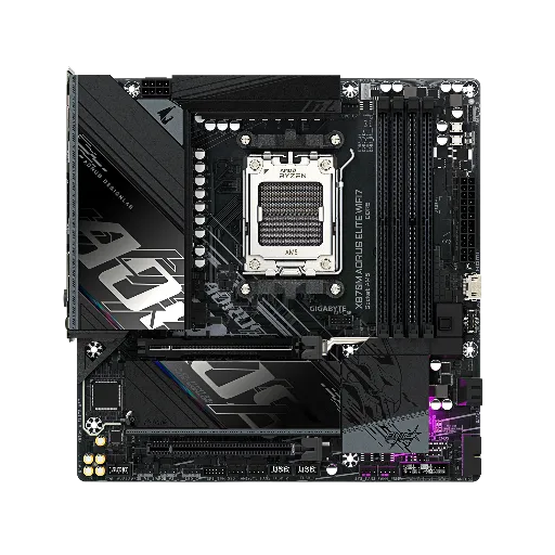 GIGABYTE X870M AORUS Elite WIFI7 AMD AM5 Motherboard – TechCure India