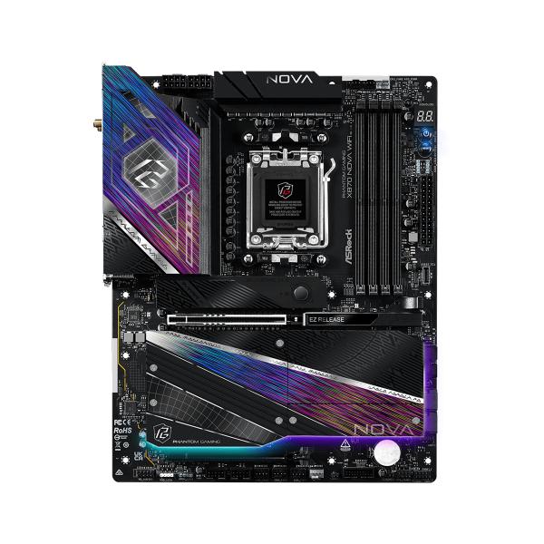 Asrock Phantom Gaming X870 Nova WiFi DDR5 ATX Motherboard – TechCure India