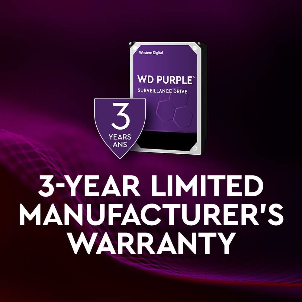 WESTERN DIGITAL SURVEILLANCE 4TB INTERNAL SATA HARD DRIVE WD44PURZ – TechCure India