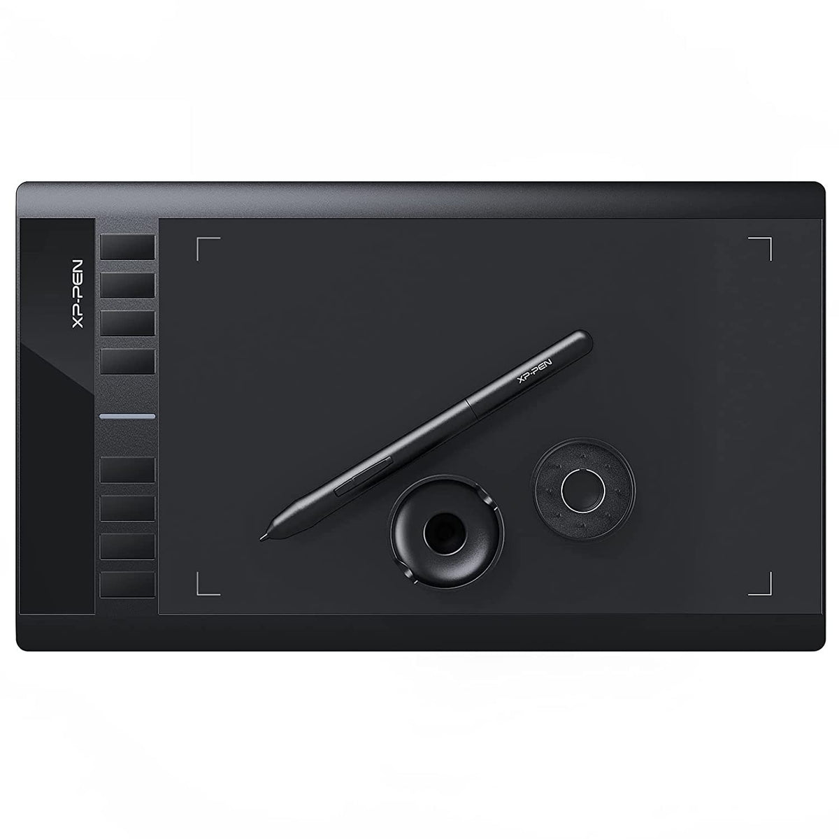 XP-PEN Star03 V2 8192 Levels of Pressure Sensitivity, Battery-Free Stylus, 8 Shortcut Keys and 8 nibs Graphics Drawing Tablet Pen (Black, 10 x6 Size) – TechCure India