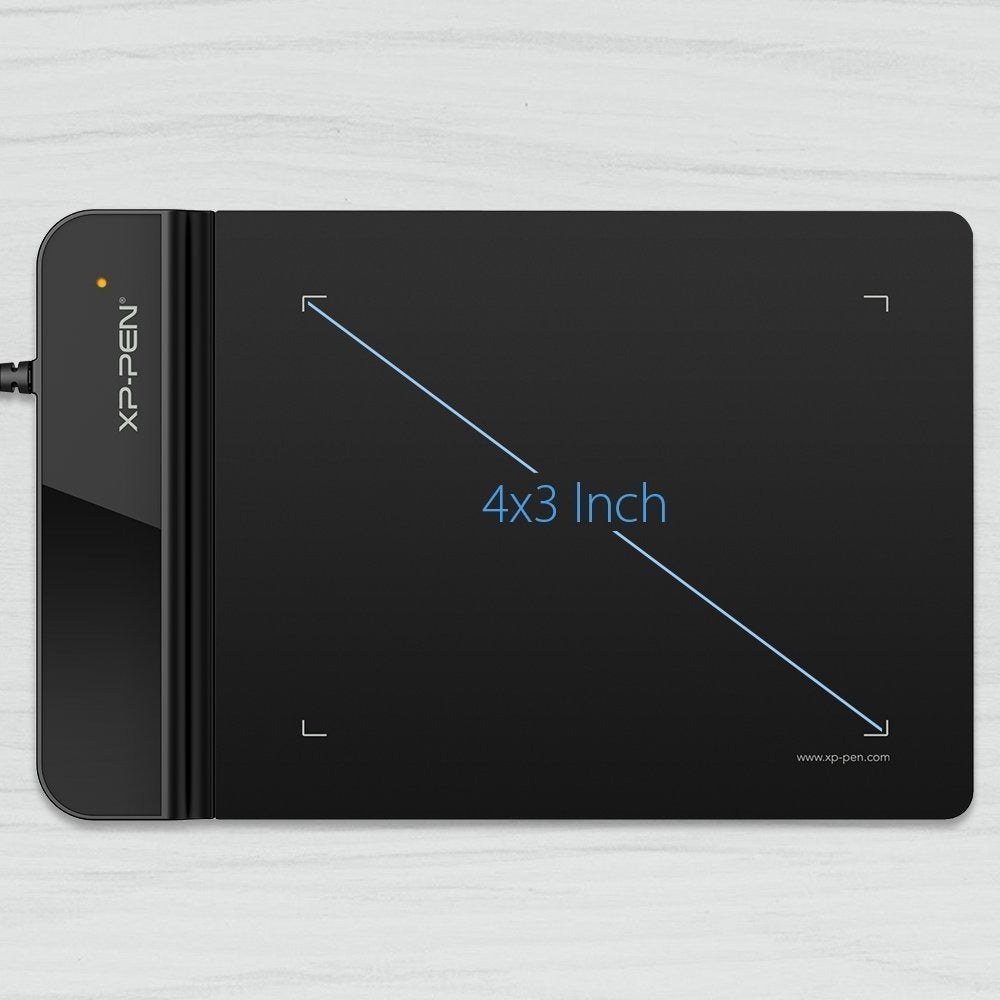 XP-PEN StarG430S Graphics Drawing Tablet Signature Tablet Pen Tablet 4x3 Size, 8192 Levels of Pressure Sensitivity, Battery Free Stylus and 20 Replacement Nibs (Black) – TechCure India