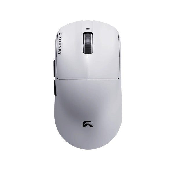 Cybeart Xeus - 8K 39g Ultra-light Tri-Mode Wireless Gaming Mouse - White – TechCure India