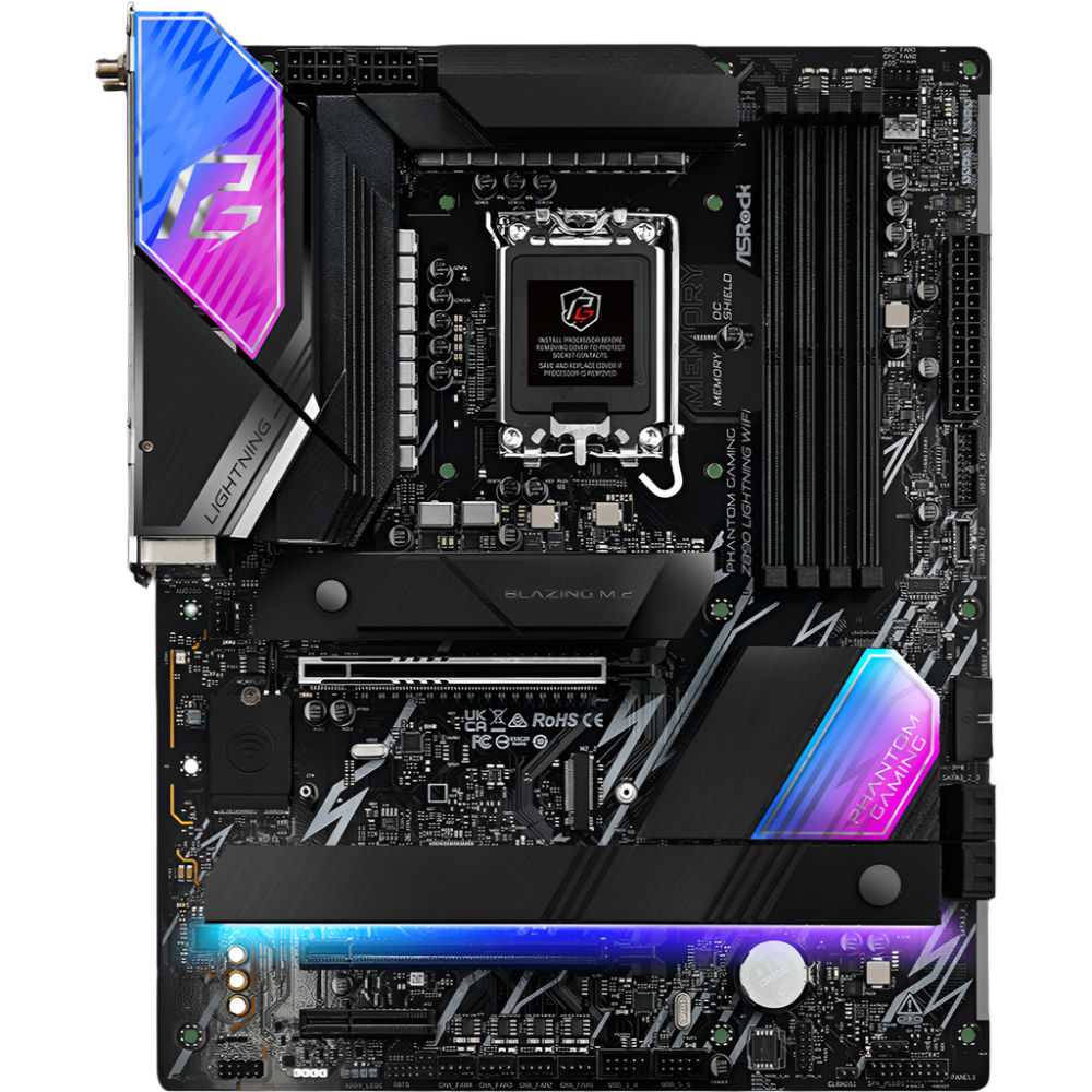 ASROCK Z890 Lightning WIFI DDR5 Intel Motherboard - 2