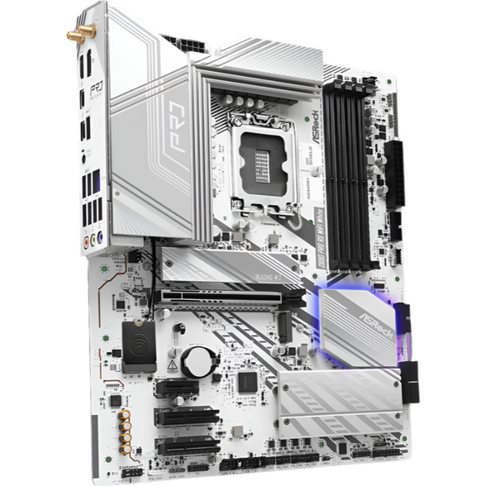 ASROCK Z890 Pro RS WIFI DDR5 Intel Motherboard ( White ) - 3