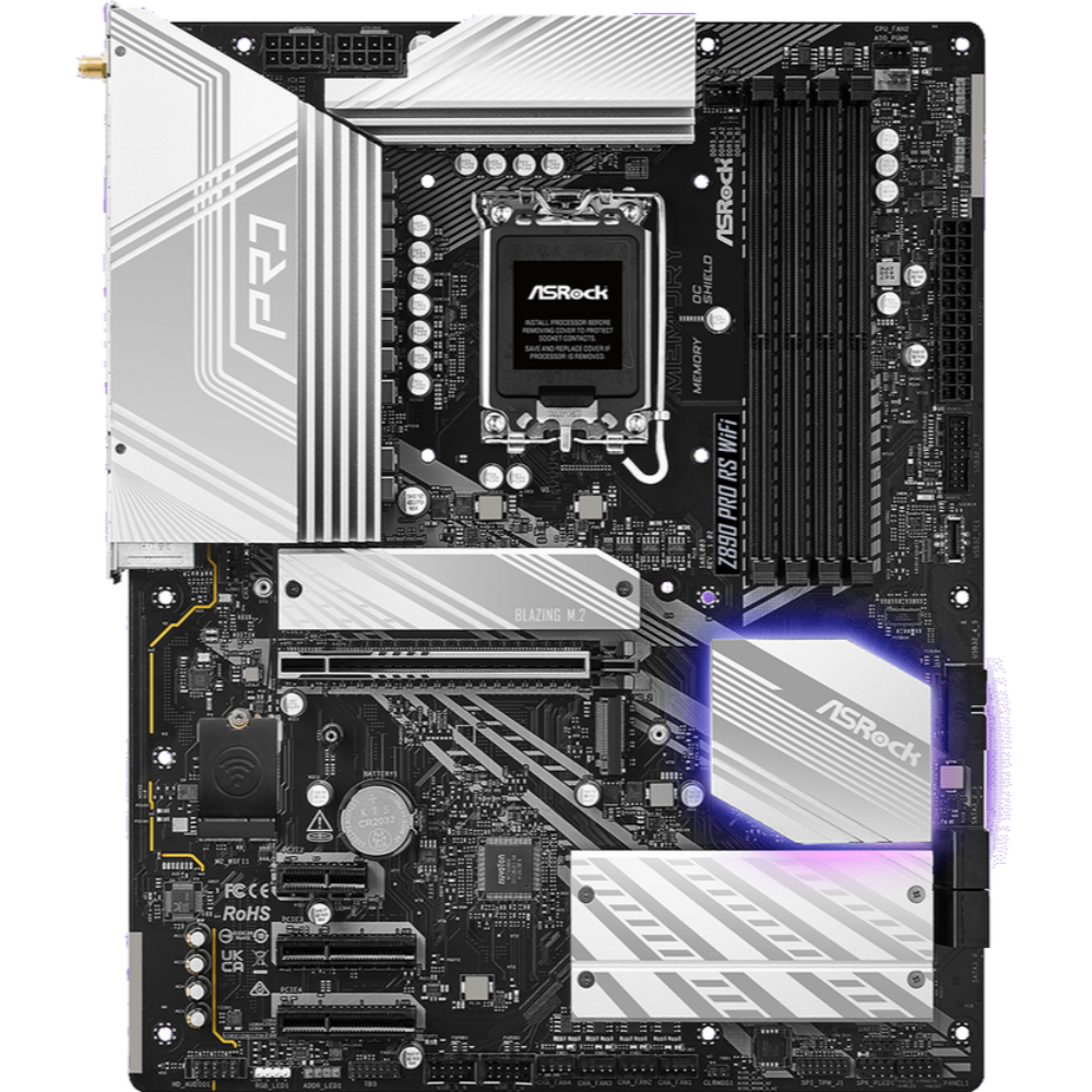 ASROCK Z890 Pro RS WIFI DDR5 Intel Motherboard - 2