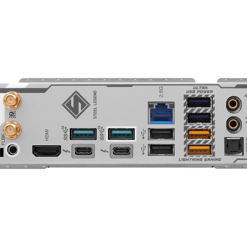 ASROCK Z890 Steel Legend WIFI DDR5 Intel Motherboard - 4