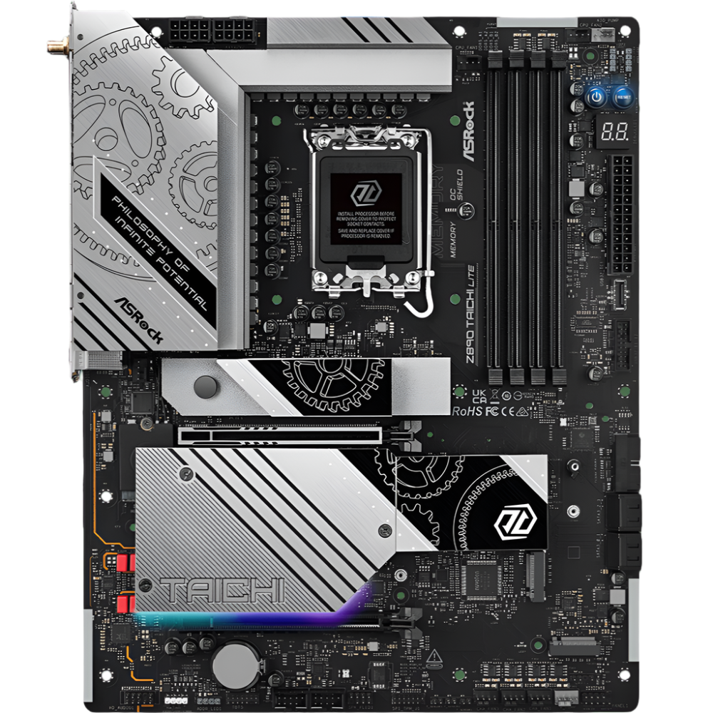 ASROCK Z890 Taichi Lite WIFI DDR5 Intel Motherboard - 2