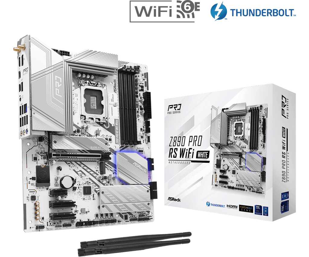 ASROCK Z890 PRO RS WIFI WHITE MOTHERBOARD – TechCure India