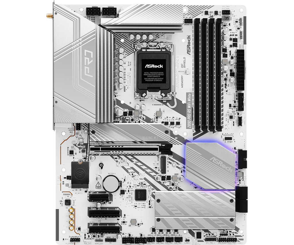 ASROCK Z890 PRO RS WIFI WHITE MOTHERBOARD – TechCure India