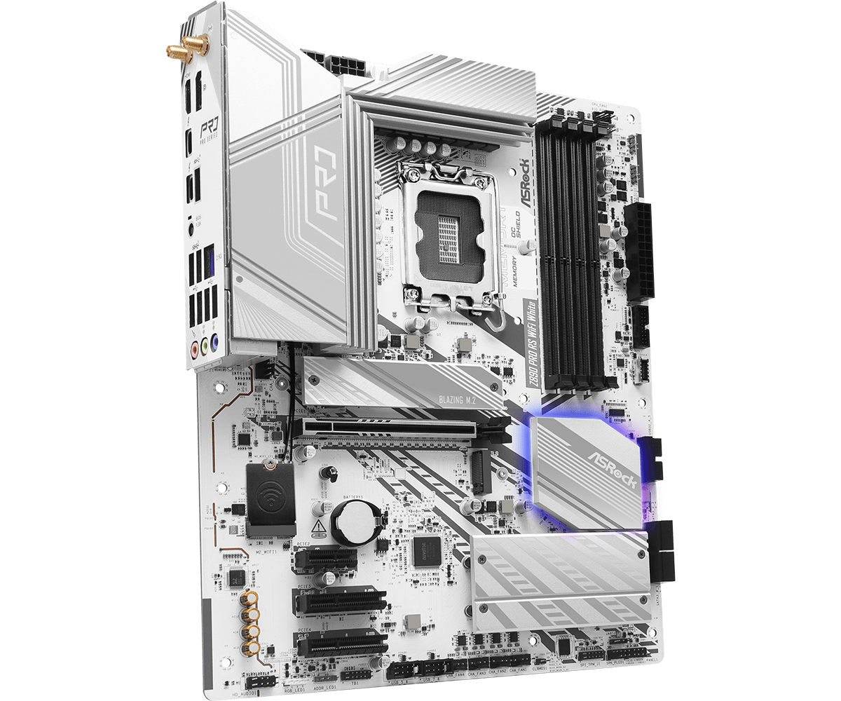 ASROCK Z890 PRO RS WIFI WHITE MOTHERBOARD – TechCure India