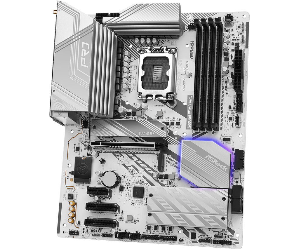 ASROCK Z890 PRO RS WIFI WHITE MOTHERBOARD – TechCure India