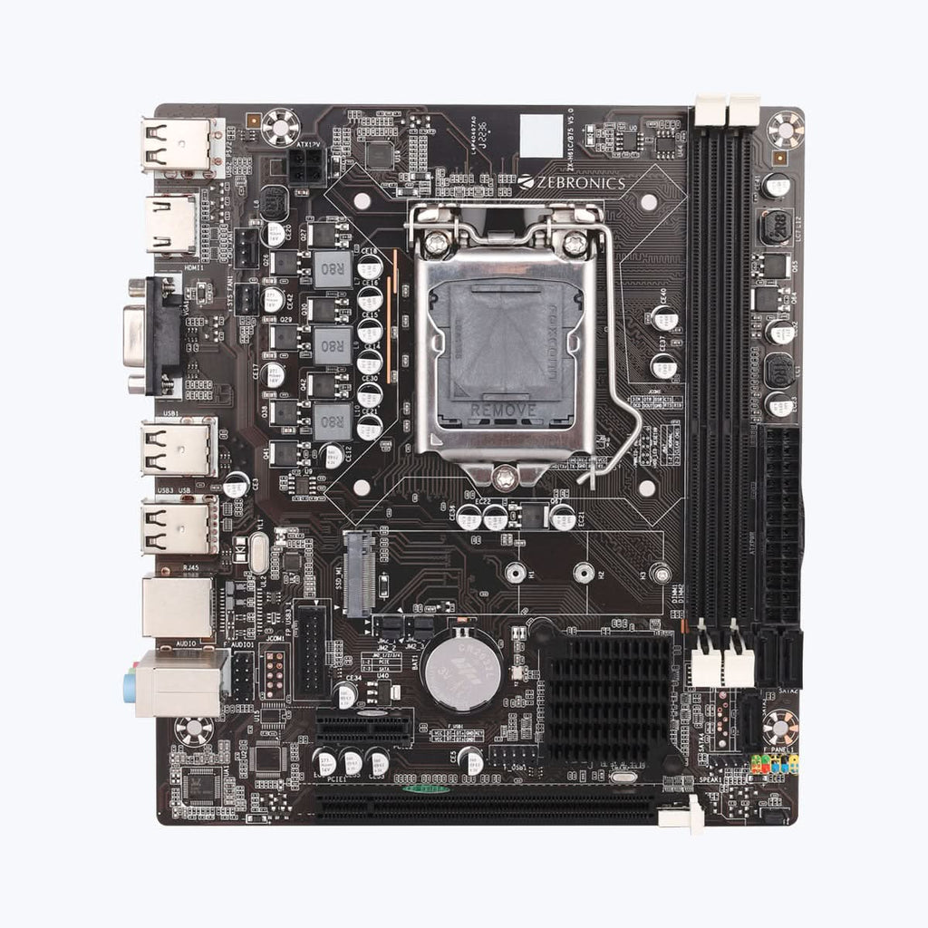 ZEBRONICS H61-NVMe Micro-ATX Motherboard – TechCure India