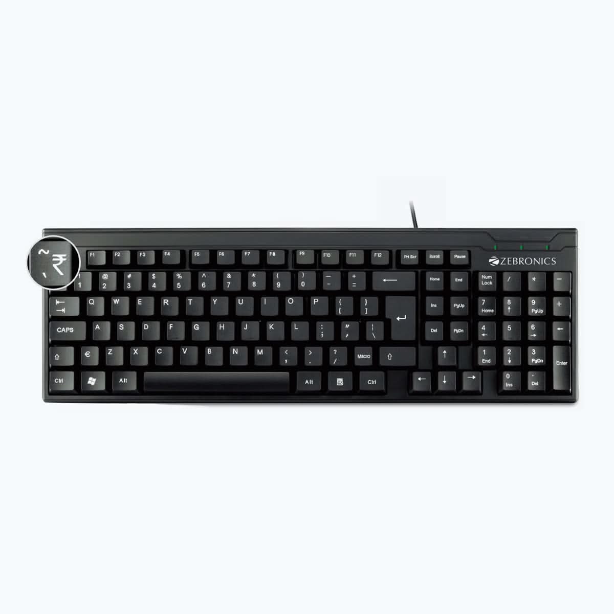 ZEBRONICS K35 KEYBOARD – TechCure India