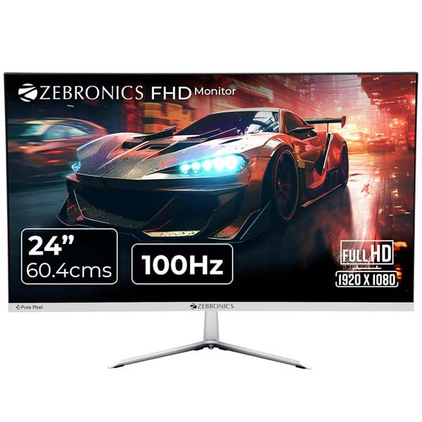 ZEBRONICS A24FHD 24 inch (60.4cm) 100Hz LED Monitor – TechCure India