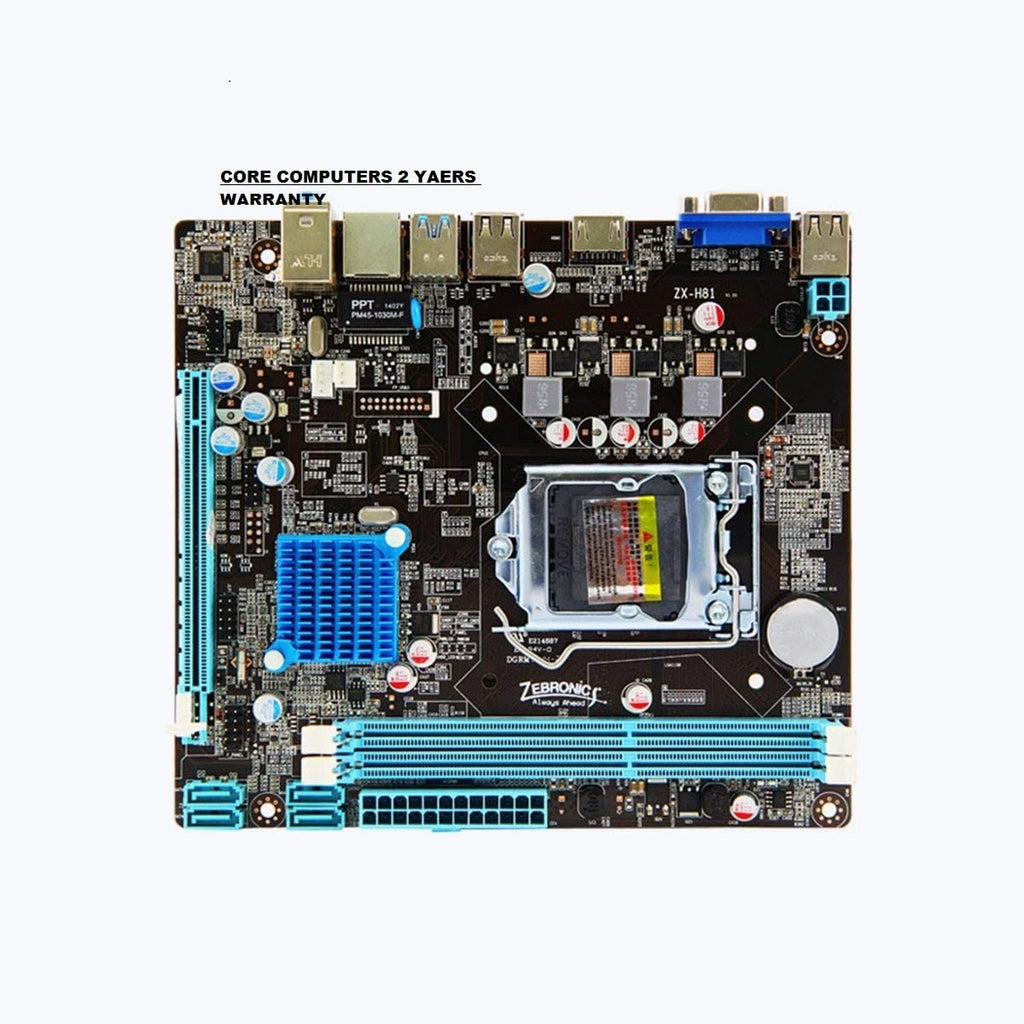 ZEBRONICS H81 LGA 1150 Socket Motherboard – TechCure India